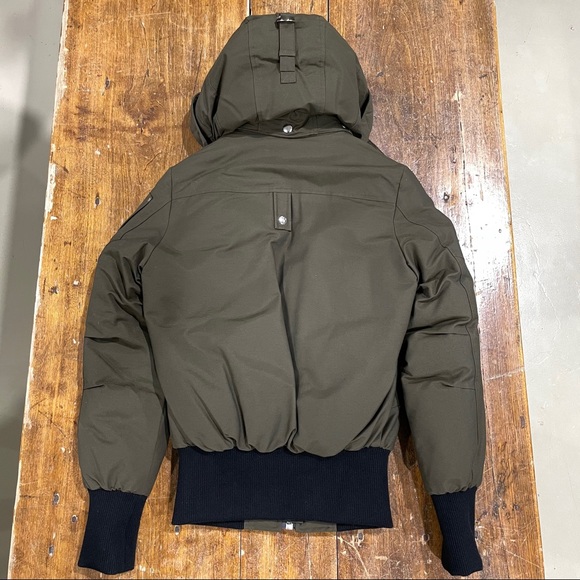 Lejeune Bomber No Fur Ladies Army Shearling - Picture 6 of 6